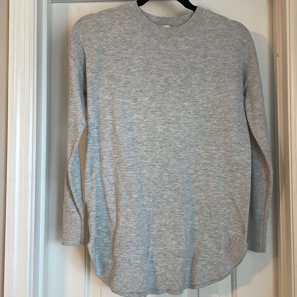 Loft gray dolman tunic sweater